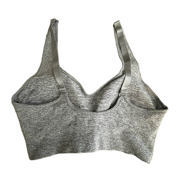 Puma sports bra grey convertible straps Size Large - Picture 2 of 5